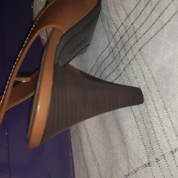 Enzo Angiolini NEW Closed Toe Slingback Stiletto Heels Pump Leather Women's 9.5 - Picture 4 of 17